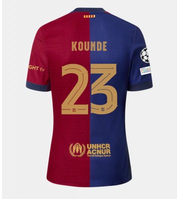 Barcelona Jules Kounde #23 Primera Equipación 2024-25 Manga Corta